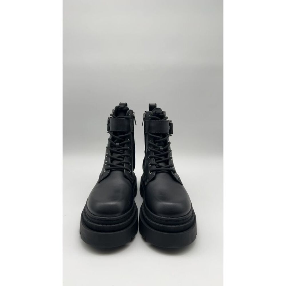 Michael Kors Women Colby Bootie Black Shoes 9 - Picture 2 of 2
